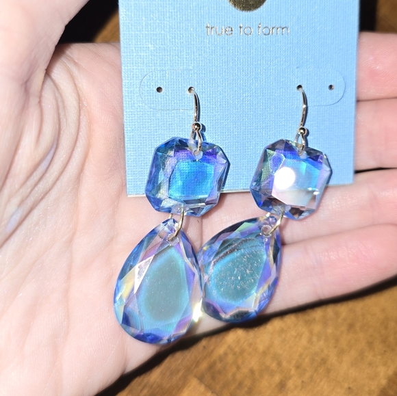 True to Form Blue Earrings - Picture 3 of 3